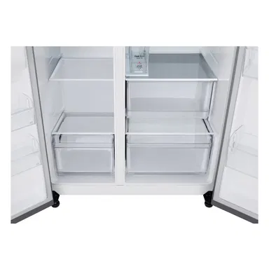 LG 22.1 ft. Side By Side, Refrigerator, Silver, LS25NBLSIK