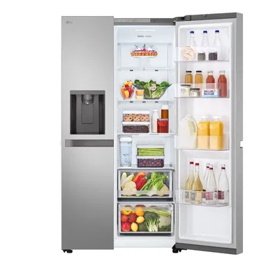 LG 22.1 ft. Side By Side, Refrigerator, Silver, LS25NBLSIK