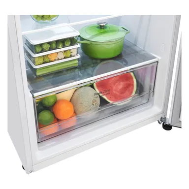 ثلاجة LG بابين 14 قدم ابيض LT15DBBWIV