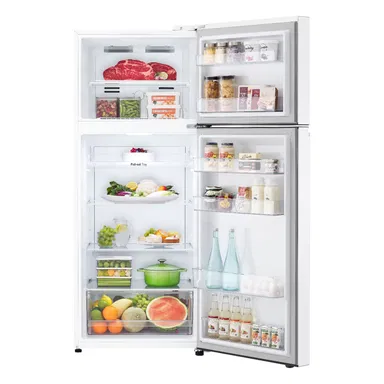 ثلاجة LG بابين 14 قدم ابيض LT15DBBWIV