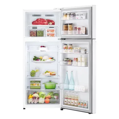 ثلاجة LG بابين 14 قدم ابيض LT15DBBWIV