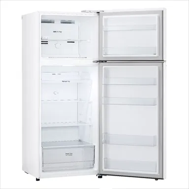 ثلاجة LG بابين 14 قدم ابيض LT15DBBWIV