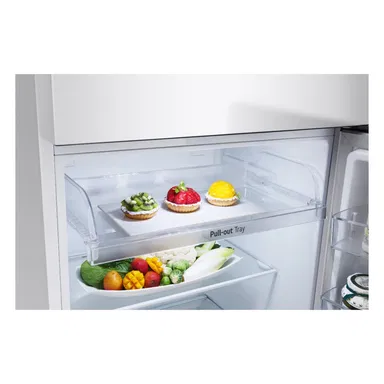 ثلاجة LG بابين 14 قدم ابيض LT15DBBWIV