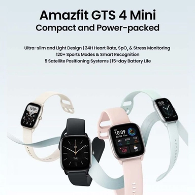 Amazfit GTS 4 Mini Smart Watch Black