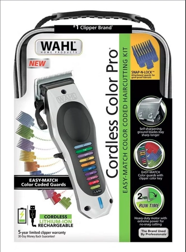 ماكينة حلاقة احترافية وال كلر برو - لاسلكي - اسود - 3027001