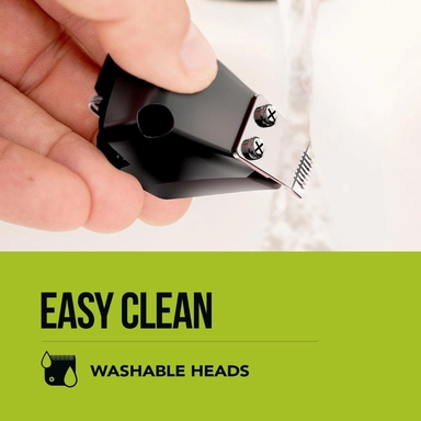  مكينة حلاقة الشعر وال ايليت جرووم، لاسلكي، فضي واسود - 3026318