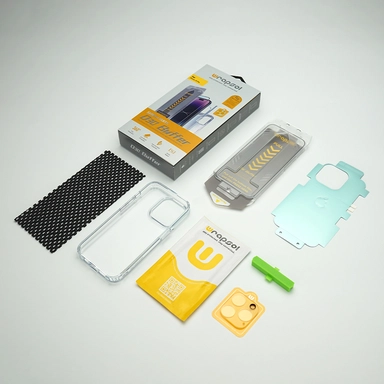 Wrapsol Full Premuim Package Protection iPhone15 Plus clear 
