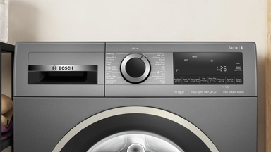 Bosch 10 kg 1400 rpm 14 Program Front Load Washing Machine, Gray,WGA254ZRSA
