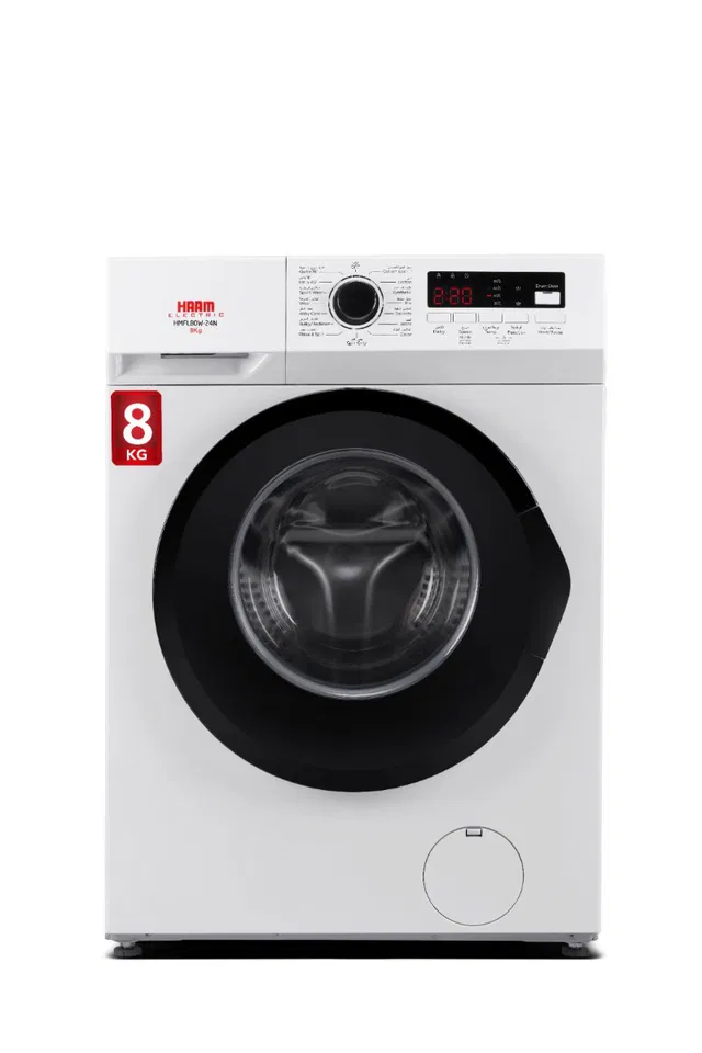 غسالة هام أمامية 8 كيلو Inverter أبيض HMFL80W-24N