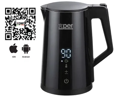 Xper Kettle Steel 2200W, 1.7L, Wi-Fi Control, XPK-DL900WI