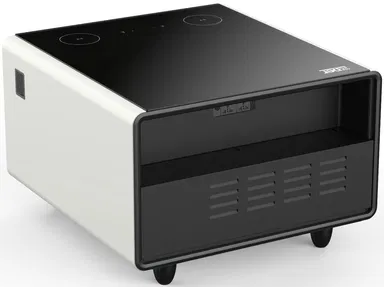 Xper Smart Table With Compact Refrigerator 65 Liter, White, XPSTS-65WH