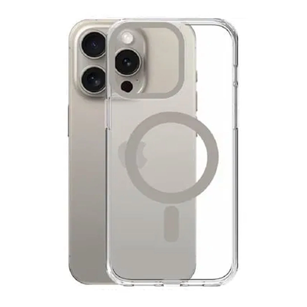Xonda Iphone 15 Pro Transparent With Magnetic Case grey