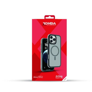 Xonda Airbag Magsafe Case for iPhone 16 Pro Max Black