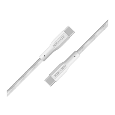 Promate USB-C to USB-C Data & Charge Cable 1 Meter White