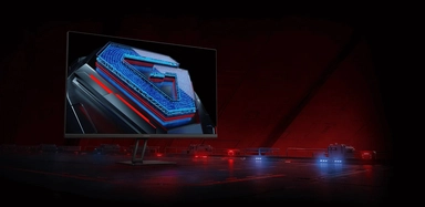 شاشة ألعاب شاومي QHD 2K لوحة Fast IPS, مقاس 27 بوصة, معدل تحديث 180 هرتز, 1 ملي ثانية, أسود - ELA5627UK