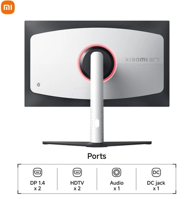 شاشة ألعاب شاومي QHD لوحة Fast IPS, مقاس 27 بوصة, معدل تحديث 180 هرتز, 1 ملي ثانية, أسود - ELA5627UK