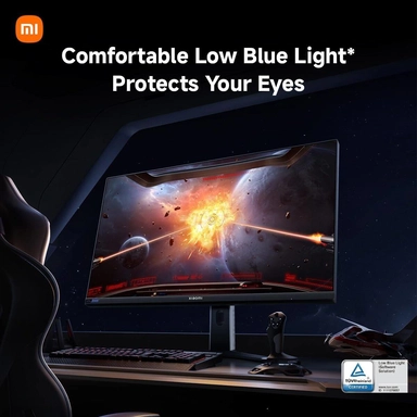 شاشة ألعاب شاومي QHD لوحة Fast IPS, مقاس 27 بوصة, معدل تحديث 180 هرتز, 1 ملي ثانية, أسود - ELA5627UK