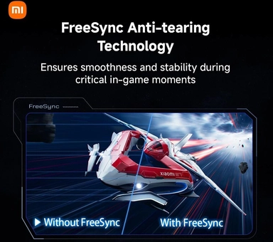 شاشة ألعاب شاومي QHD لوحة Fast IPS, مقاس 27 بوصة, معدل تحديث 180 هرتز, 1 ملي ثانية, أسود - ELA5627UK