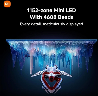 شاشة ألعاب شاومي QHD لوحة Fast IPS, مقاس 27 بوصة, معدل تحديث 180 هرتز, 1 ملي ثانية, أسود - ELA5627UK