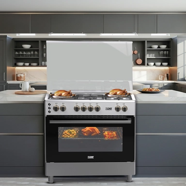 Xper Gas Oven 89.8*59.5 cm Turkish Cast Iron, XP970GGCI