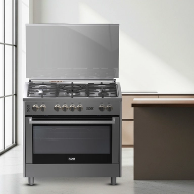 Xper Oven 89.8 * 59.5 cm Professional Turkish Fan, Steel, XP980GGCIPF