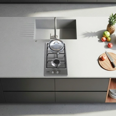 Xper Built-in gas surface, 28 cm, Turkish steel, XPBH30DOMG