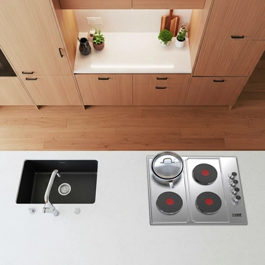 Xper Built-in electric surface, 58 cm, Turkish steel, XPBH60E