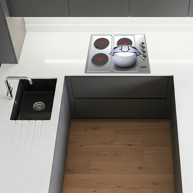Xper Built-in electric surface, 58 cm, Turkish steel, XPBH60E