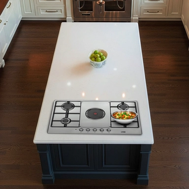 Xper built-in hob 86 cm 4 gas + 1 electric Turkish steel, XPMBH90CIG1E