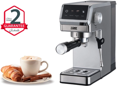 Xper Steam Pressure Espresso Maker, 1450W, 20Bar, Steel, XPC-1020