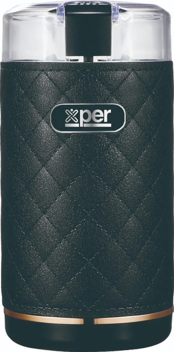 Xper Grinder 150 Watts, 50 Grams, Leather Texture, XPCG-300BK