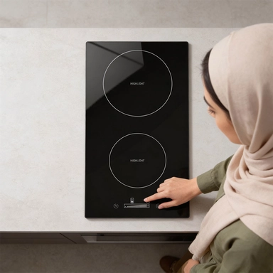 سطح سيراميك كهربائي بلت ان من إكسبر، 26 سم، شعلتان، أسود – XPVC300BTO