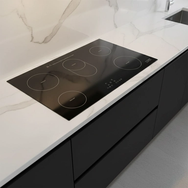 Xper Built-in Electric Ceramic Hob, 86.5cm, 5 Burners, Touch, Black –  XPVC900BTO