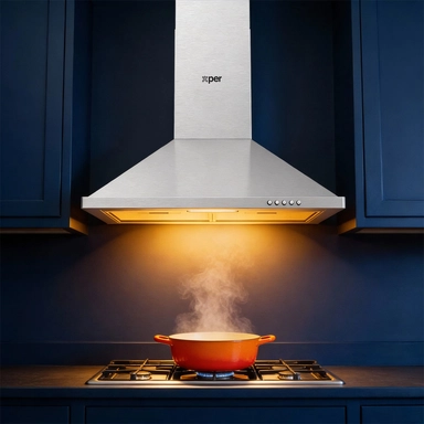 شفاط اكسبير هرمي 59.6 سم  تركي استيل XPHO60PYS