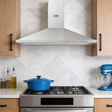 Xper Wall Mounted Chimney Cooker Hood, 89.6 cm, Turkish, Steel - XPHO90PYS