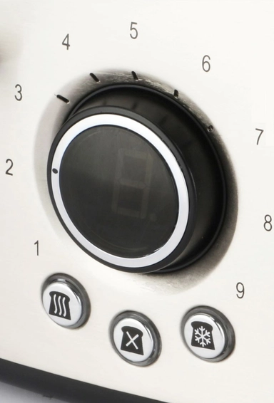 Xper 4 Slice 9 Settings Steel Toaster, Toaster, 4 Slices, 1600 W, Steel - XPTO-888