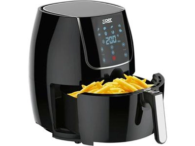 Xper Air Fryer 1700W, 5 Liters, Touch Screen, 8 Programs - XPAF-800B