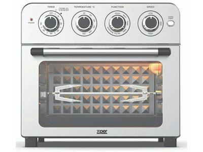 قلاية هوائية  وفرن إكسبر 23 لتر، رقمي، 23 لتر، 1700 واط، ستيل - XPAO-23S