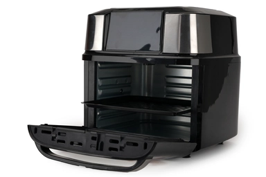 قلاية بدون زيت وفرن قلي هوائي رقمي من إكسبر، سعة 18 لترًا، قدرة 1800 واط، فضي - XPAO-18S