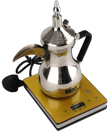 Xper Arabic Coffee Maker Touch Control, 600 ml, 900W, Steel - XPAC-710M