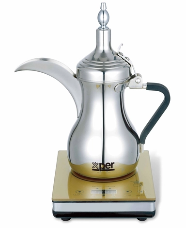 Xper Arabic Coffee Maker Touch Control, 600 ml, 900W, Steel - XPAC-710M