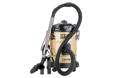 مكنسة اكسبير برميل  بدون كيس، 2200 واط، أسود وذهبي – XPVC-22W22L-23