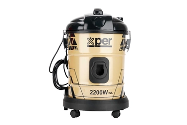 مكنسة اكسبير برميل  بدون كيس، 2200 واط، أسود وذهبي – XPVC-22W22L-23