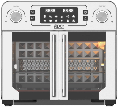 قلاية وفرن بدون زيت Xper مزدوج الباب، 23 لتر، 1700 واط - XPAO-9050S