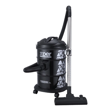 Xper Drum Vacuum Cleaner, 1800W , Black – XPVC-18W21L-23