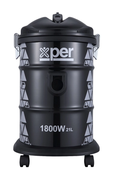 Xper Drum Vacuum Cleaner, 1800W , Black – XPVC-18W21L-23