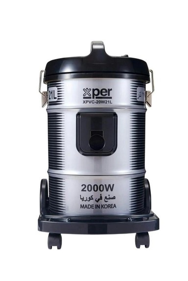 Xper Drum Vacuum Cleaner, 2000W Electric,  21L Capacity – XPVC-20W21L