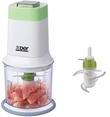 مفرمة كهربائية إكسبر، 600 واط، 600 مل، شفافة - XPFC600