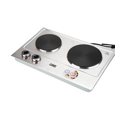 موقد كهربائي اكسبير لوح تسخين مزدوج، 2500 واط، ستيل – XPHP-801-20