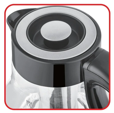 Xper Glass Kettle Electric, 1.7L, 2200W, Glass – XPKF-GM22